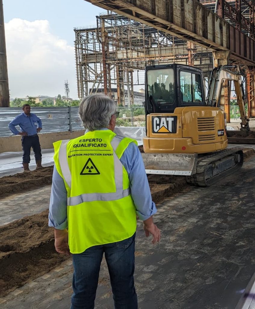 esperto di radioprotezione sul posto di lavoro